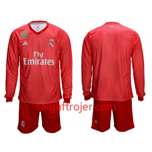 Real Madrid Fodboldtrøjer Børn 3. sæt 2018/19 Langærmet Real Madrid Fodboldtrøjer Børn 3. sæt 2018/19 Langærmet